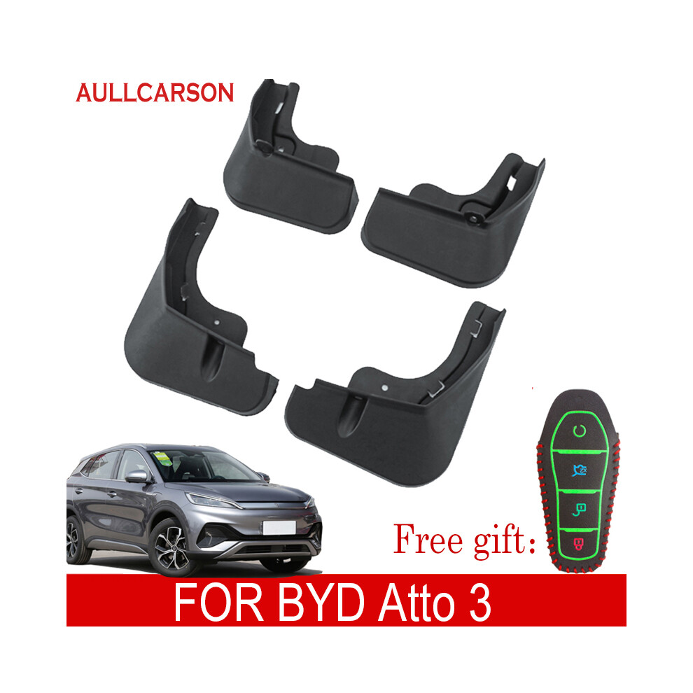 For Byd Atto 3 Ev 2022 2023 Mud Flaps Auto Front Rear 4Pcs Mudguards Special 8902774231807