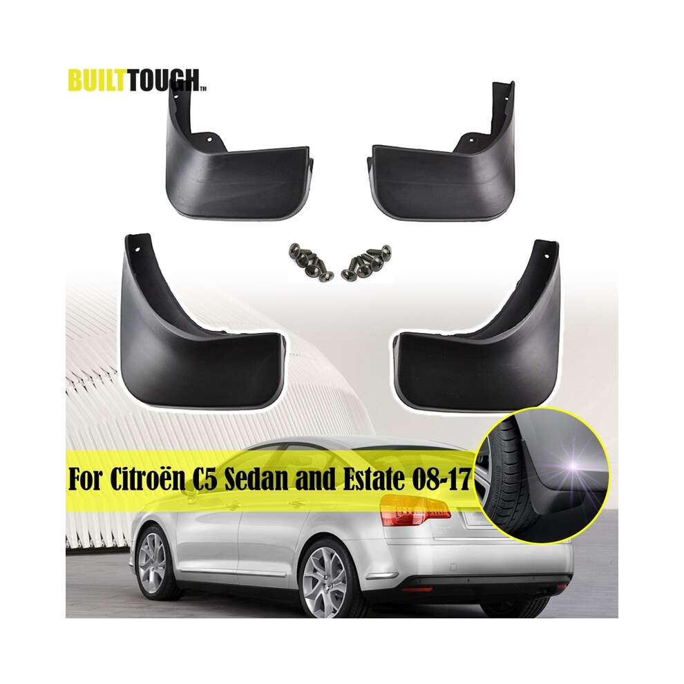 Set Car Mud Flaps For Citroen C5 Sedan Estate 2008-2017 Mudflaps Splash 8902774232026