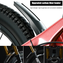 Extended Bicycle Front Rear Universal Fender with Ties Mountain Bike Wheel