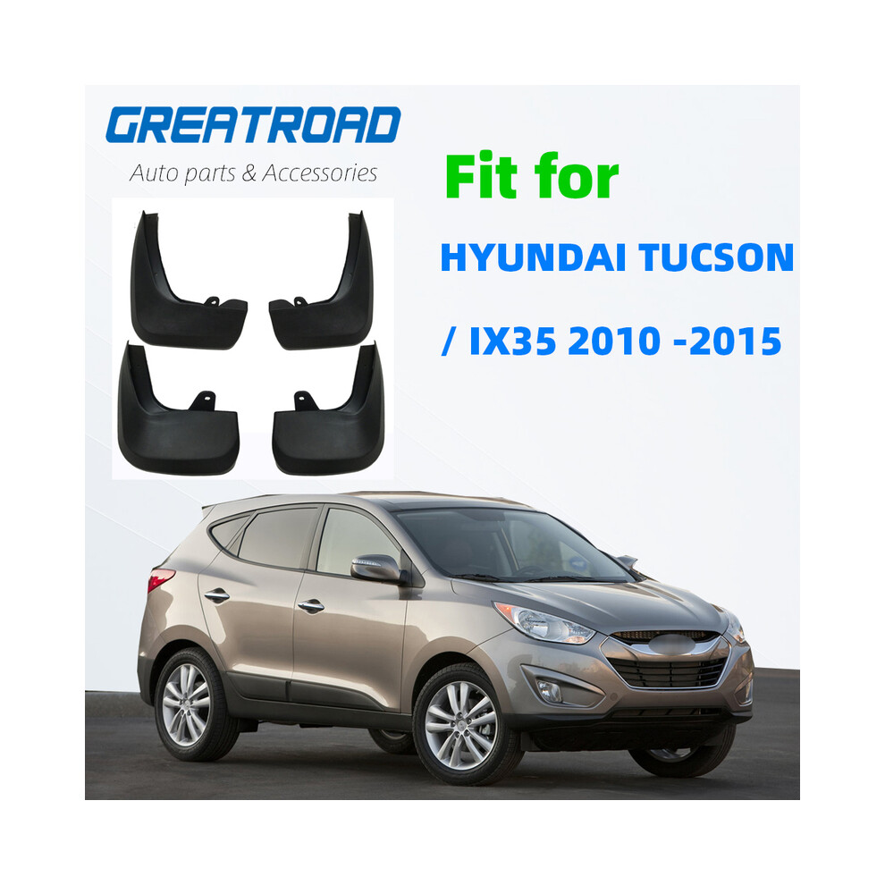 Mud Flaps 4Pcs/Set Fit For 2010 -2015 Hyundai Tucson / Ix35 Mud Flap Flaps 8902774232354