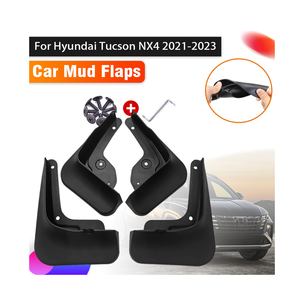 4Pcs Car Mudguards For Hyundai Tucson 2022 Car Accessories 2021 2023 Nx4 8902774232651