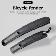 2pcs Universal Telescopic Front Rear Mudguard Adjustable Mountain Road