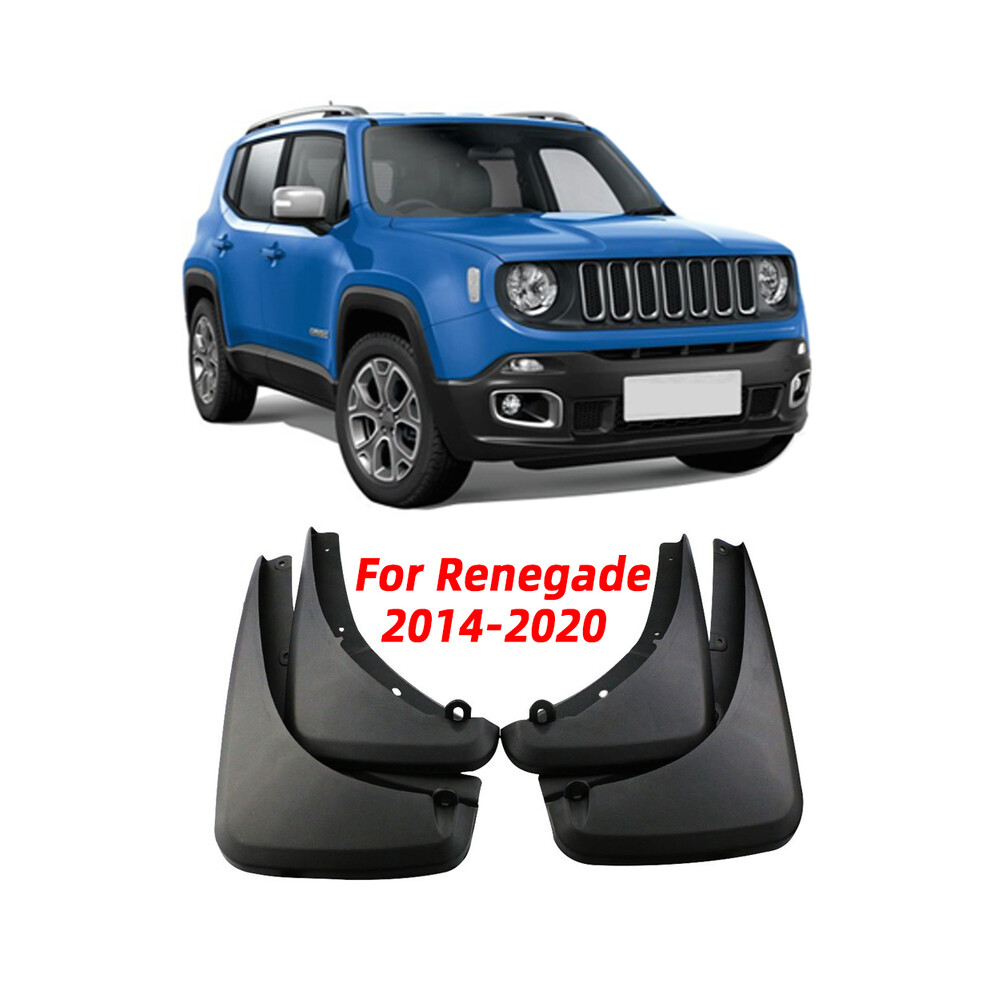 Lilmanta Abs Mud Flaps Splash Guards Front Rear Mud Flap Mudguards Fender Black 8902774232279