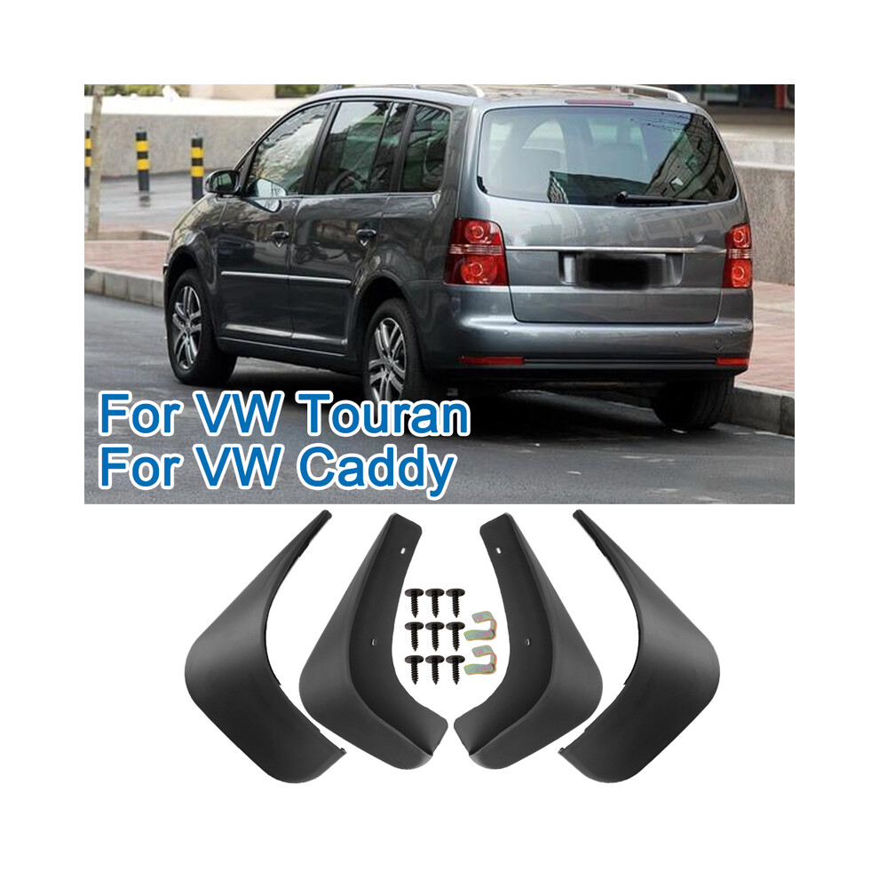 4Pcs/Set Mud Flaps Scratch Resistant Splash Guards For Vw Touran Caddy 8902774233900