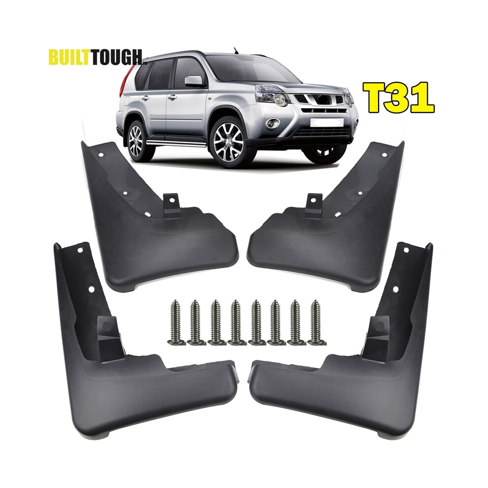 Set Molded Car Mud Flaps For Nissan X-Trail T31 2008-2013 Xtrail Splash 8902774234013