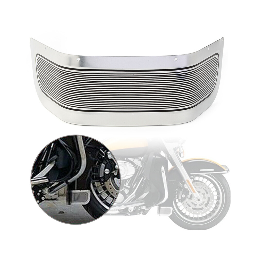 Chrome Motorcycle Front Fender Trim Skirt For Harley Touring Road King 8902774234075
