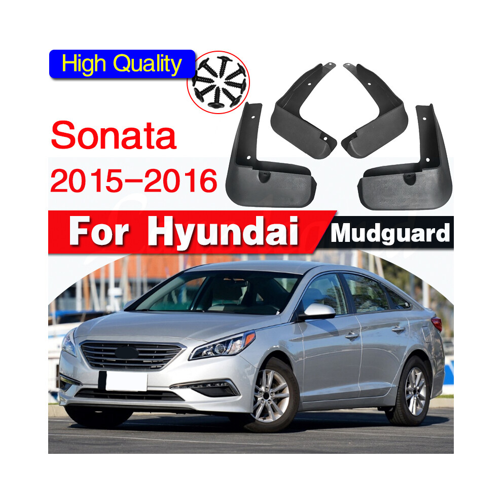 4 Pcs Front Rear Car Mudflap For Hyundai Sonata Eco Se 2015~2016 I45 Lf 8902774233986