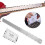 Guitar Neck Notched Straight Edge Luthiers Tool with String Action Ruler 3