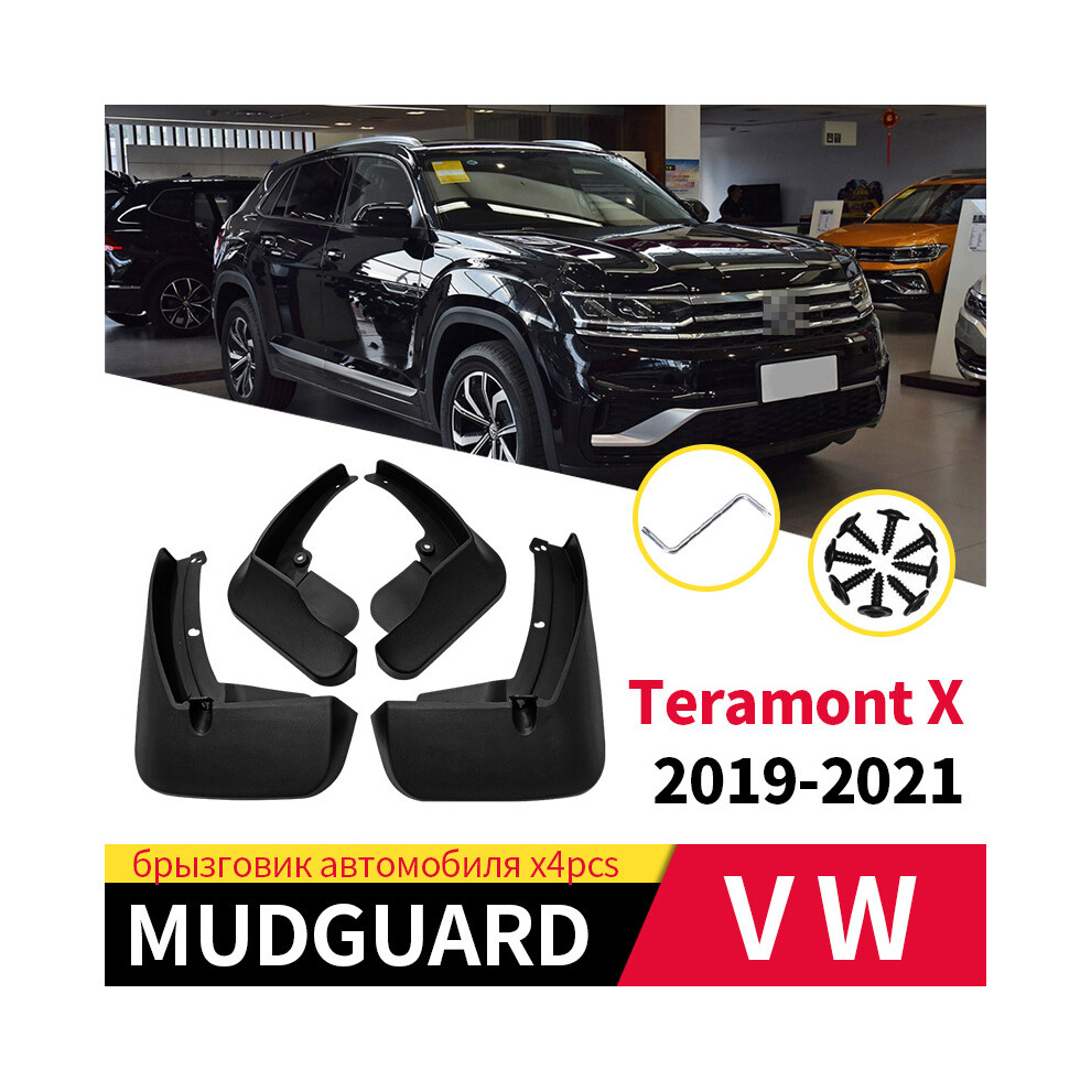 Mudguards Mud Flaps For V W Volkswagen Teramont X 2019-2021 Front And 8902774234266