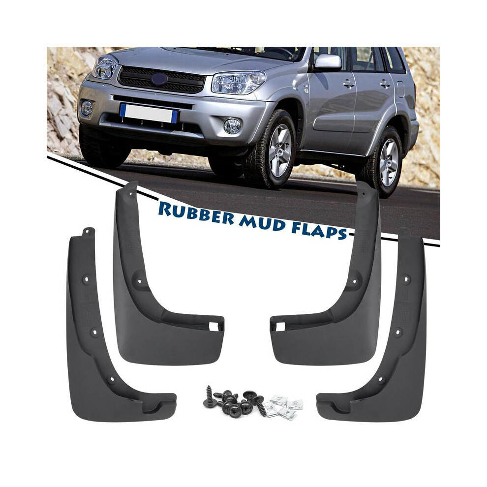 4Pcs Car Mud Flaps Splash Guards For Toyota Rav4 2001-2005 Mudguards Splash 8902774234259
