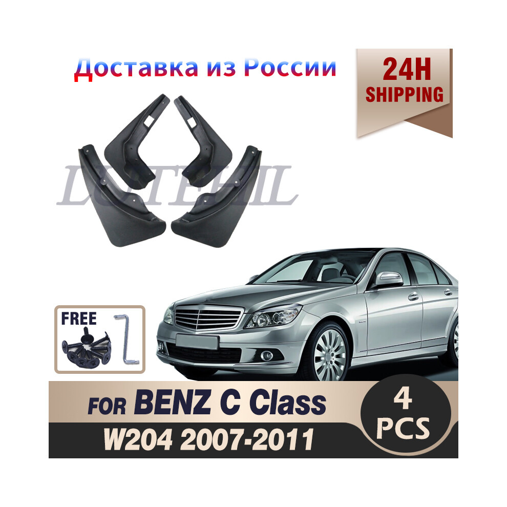 Flaps For Mercedes Benz C Class W204 2007 2008 2009 2010 2011 Mudflaps 8902774234303