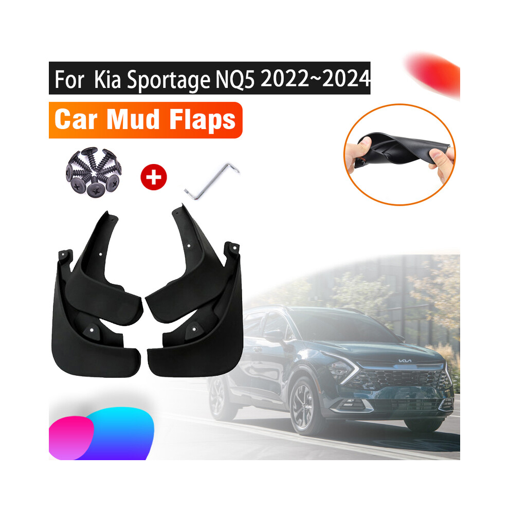 4X Car Mud Flaps For Kia Sportage Accessories Nq5 V Kx5 2022 2023 2024 8902774234488