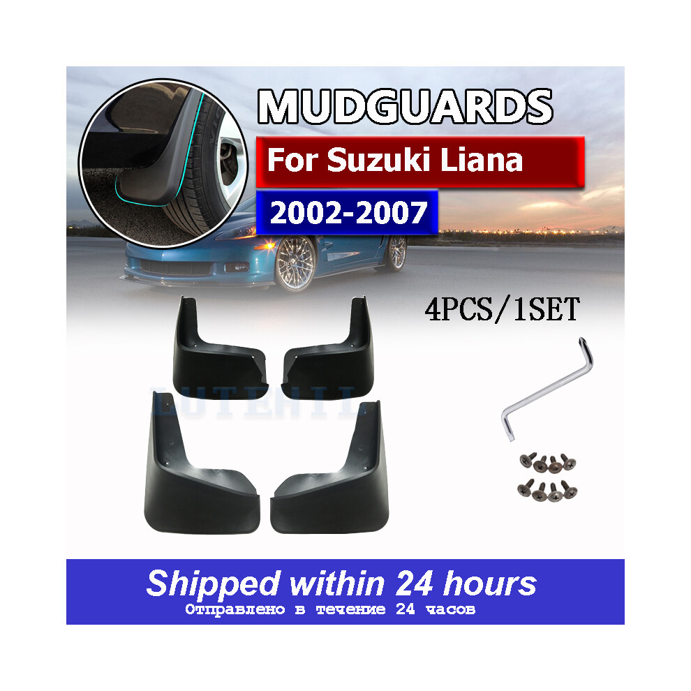 Car Mud Flaps For Suzuki Liana Aerio Sx Baleno 2002-2007 Mudflaps Splash 8902774234785