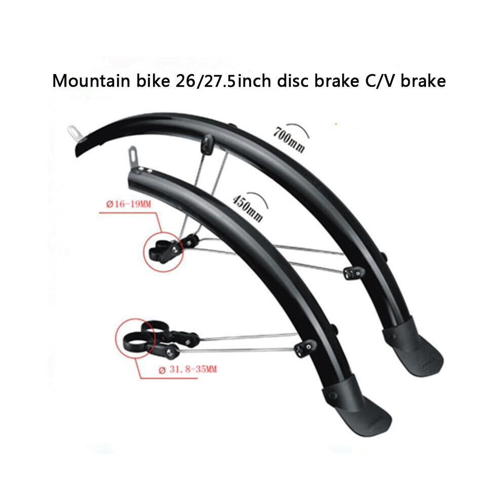 Photos - Bicycle Parts MAXPOWER 2pcs/set 26 27.5 inch Bicycle Mud Guard for Mountain Bike Wings Double