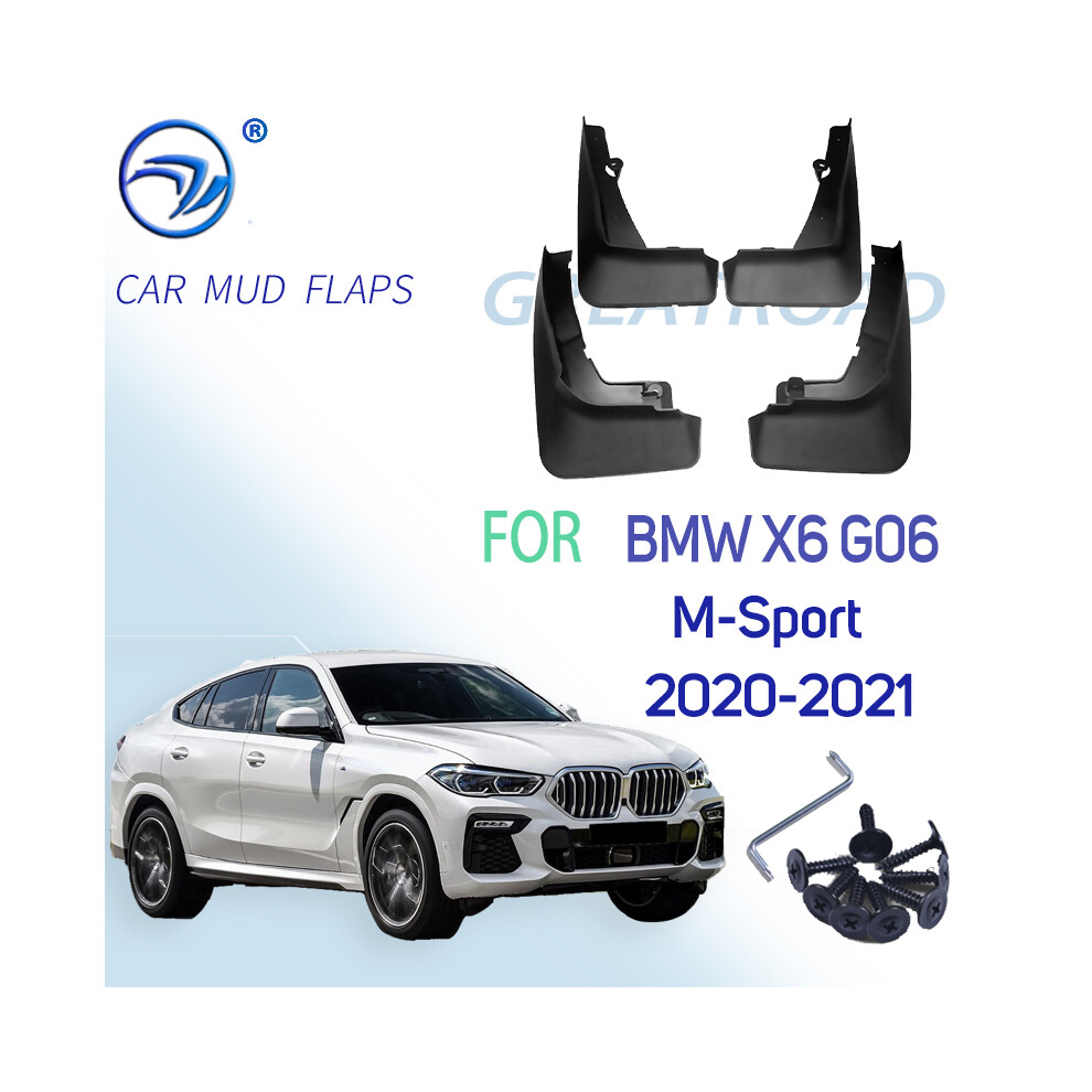 Car Mud Flaps Mudflap For Bmw X6 G06 M-Sport 2020 2021 Fender Mud Guard 8902774235546