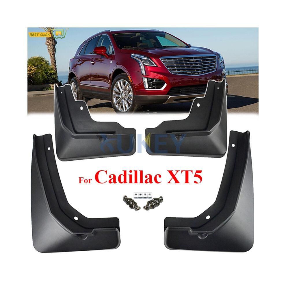 Set Molded Mudguards Mud Flaps For Cadillac Xt5 2016 2017 2018 2019 Splash 8902774235607