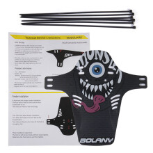 Bolany Bicycle Fenders Anti-splash PP5 Material Mudguard For Front /Rear
