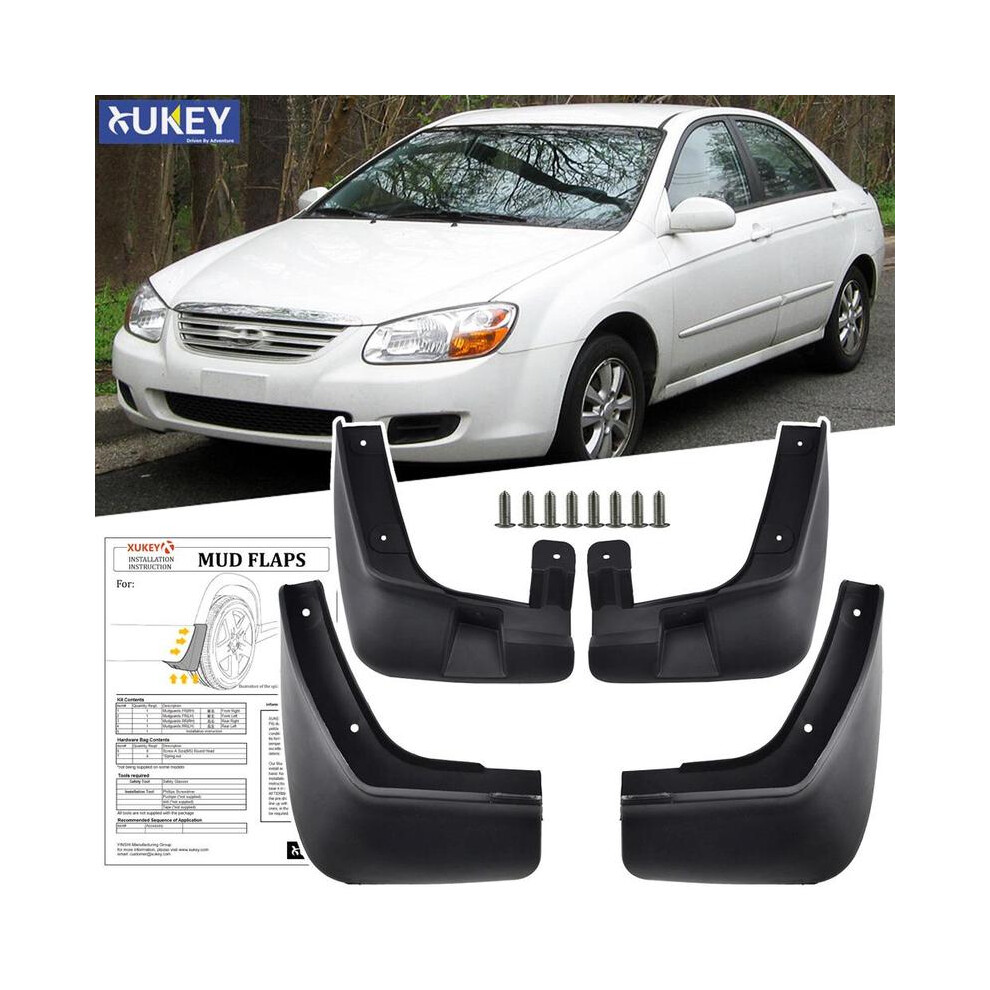 4X For Kia Ld Cerato Spectra Sephia 4Dr Sedan 2007 2008 2009 Mud Flaps 8902774235829