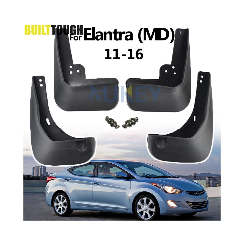 Mudflaps For Hyundai Elantra Md 2011 - 2016 Mud Flaps Splash Guards Mudguards 8902774235867
