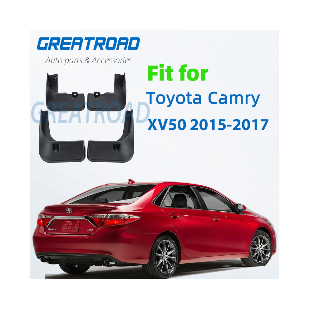 4Pcs Car Front Rear Mud Flap Mudguards For Toyota Camry Xv50 2015 2016 8902774235911