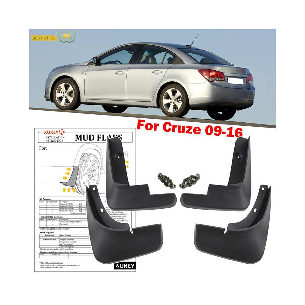 Car Mudflaps For Chevrolet Cruze Sedan Hatchback 2009 2010 2011 2012 2013 8902774236062