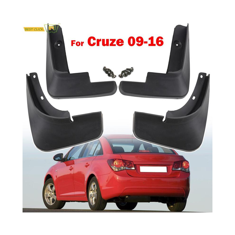 4Pcs Car Mud Flaps For Chevrolet Cruze Sedan Hatchback 2009 2010 2011 8902774236055