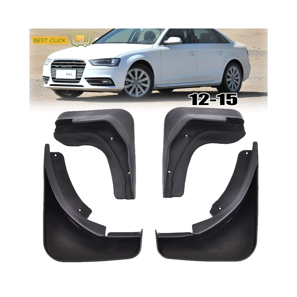 Mud Flaps For Audi A4 B8 2012-2015 Facelifted Mudflaps Splash Guards Mud 8902774236161