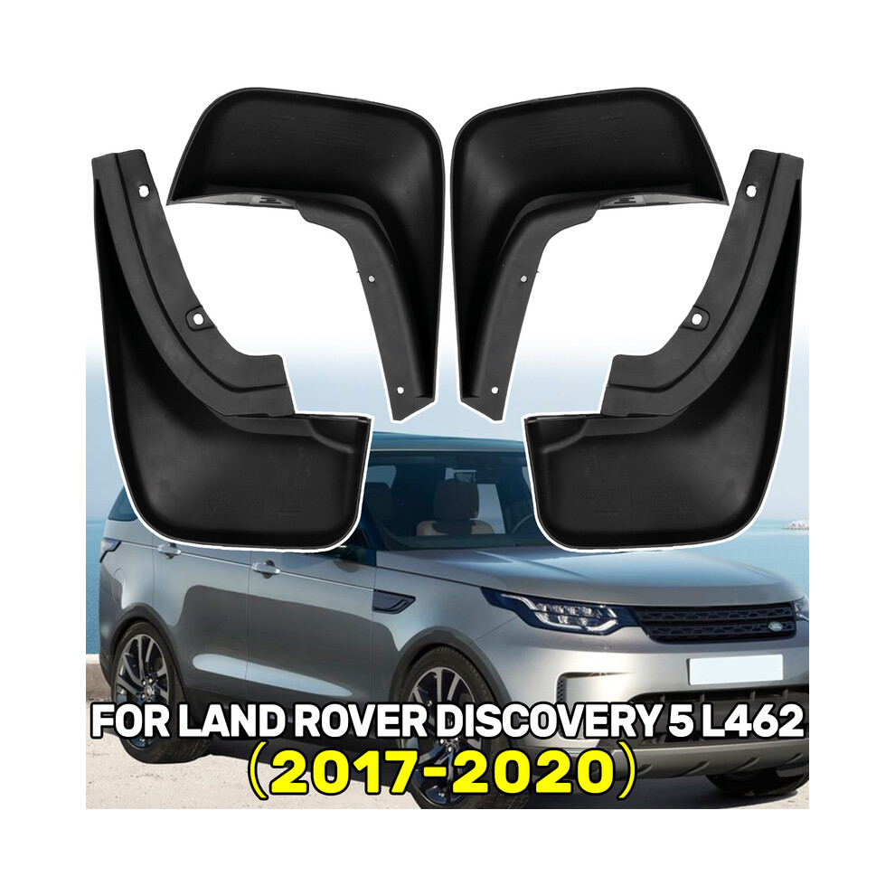 4 Pcs Car Mud Flaps For Land Rover Discovery 5 L462 2017-2020 Front & Black 8902774236260