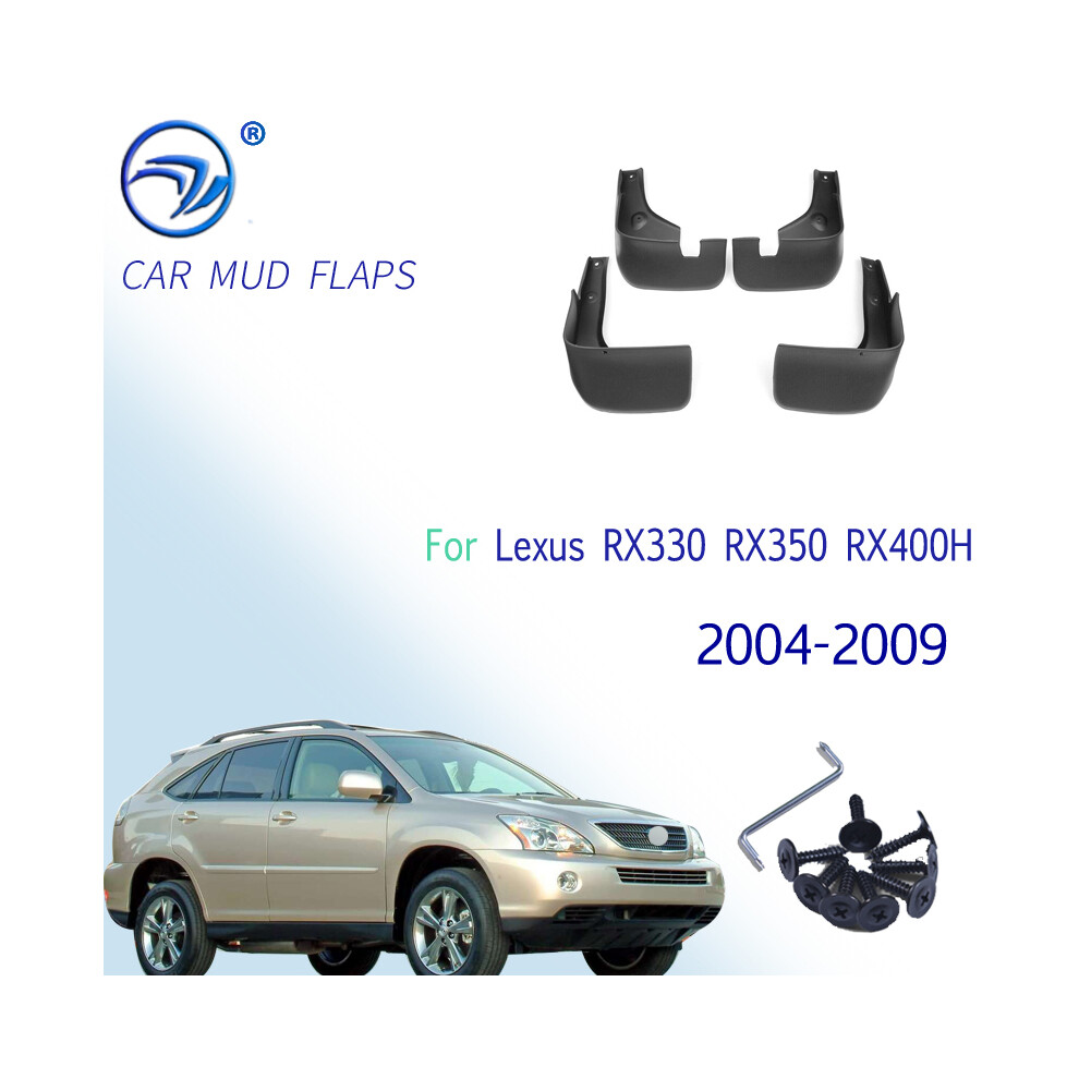 Front Rear Car Mud Flaps For Lexus Rx330 Rx350 Rx400h 2004-2009 Mudflaps 8902774236338
