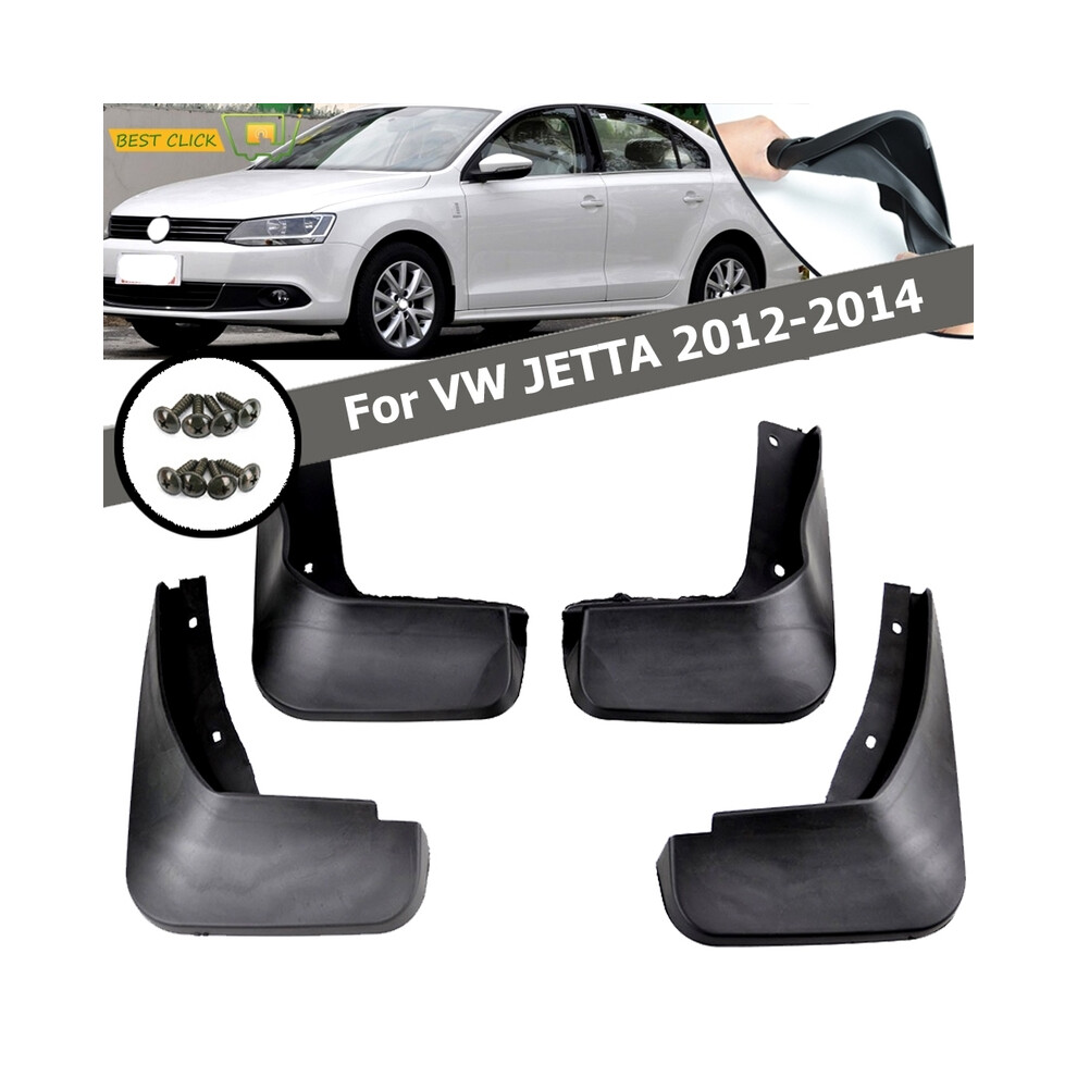 Front Rear Car Mud Flaps For Vw Jetta Mk6 A6 Vento Sedan 2011 2012 2013 8902774236147