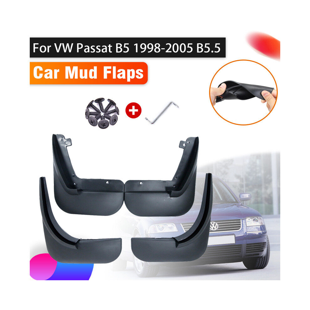 Mud Flaps For Volkswagen Vw Passat B5 B5.5 1998~2005 Auto 4Pcs Mudguards 8902774236505