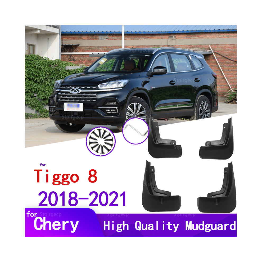 Car Mud Flaps For Chery Tiggo 8 2018-2021 Mudguards Splash Guards Fender 8902774236703