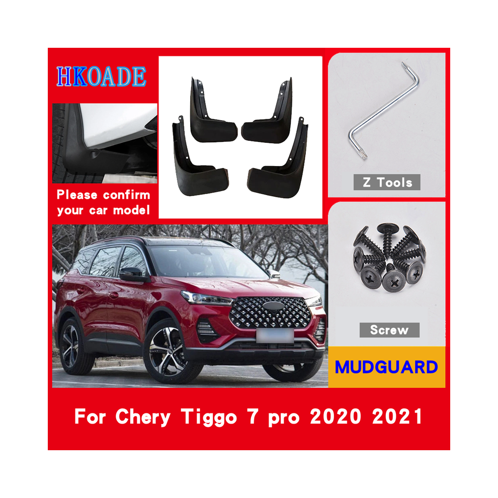 Car Fender Mud Flaps For Chery Tiggo 7 Pro 2020 2021 Mudguards Splash 8902774236642