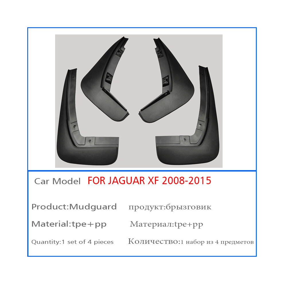 2008-2015 For Jaguar Xf X250 Mudguard Fender Mud Flap Guards Spalsh Mudflaps 8902774237120