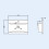 NES Home Nes Home 500mm Modern White Mid Edged Basin 2