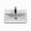 Balterley Wall Hung 2 Door Vanity Unit with Ceramic Sink - 500mm - Soft Black 5