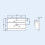 NES Home Nes Home 600mm Modern White Mid Edged Basin 2