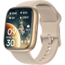 Chronus Smartwatch with Alexa, 1.83" HD Fitness Tracker Calls, Heart Rate & SpO2, Sleep, IP68, 100+ Sports Modes