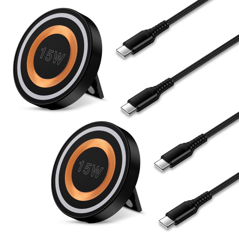Chronus Wireless Charger Samsung Fast Charging Pad Android Phone Charging Station For Samsung Galaxy S24 Ultra S23 Fe S22 S21 S20, 15W Magsafe Charger 6976919925502