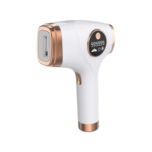 Sistema Avançado de Remoção de Pêlos a Laser Ipl – 5 Configurações de Intensidade – Óculos e Barbeador Incluídos – Branco Branco