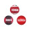 KONG KONG Signature Balls 3-pk Assorted Large 2