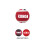 KONG KONG Signature Balls 3-pk Assorted Large 3