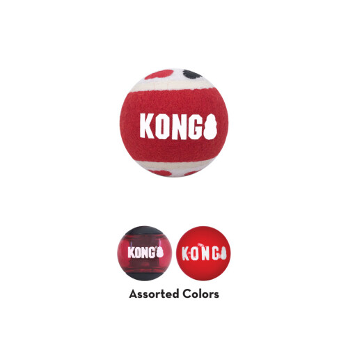 KONG KONG Signature Balls 3-pk Assorted Large 2