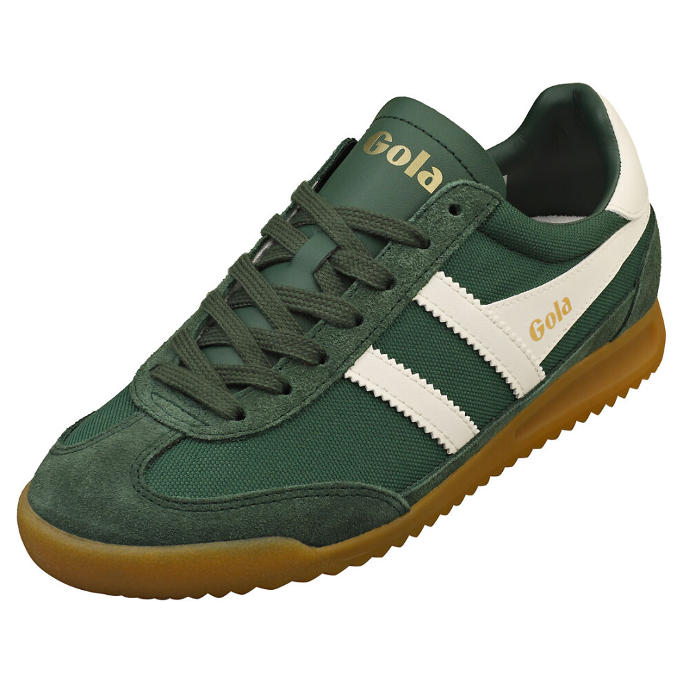 (3) Gola Tornado Womens Fashion Trainers in Green Off White