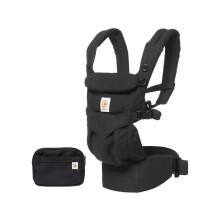 Ergobaby Omni 360 Baby Carrier Premium Cotton Pure Black