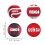 KONG KONG Signature Balls 4-pk Assorted Md 4