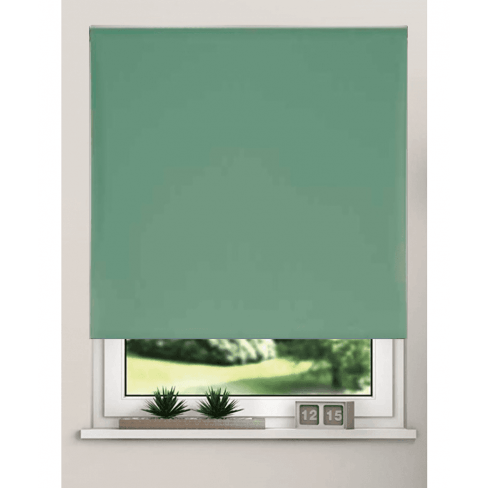 Newedgeblinds (80Cm) Basil 100% Thermal Blackout Roller Blind For Windows