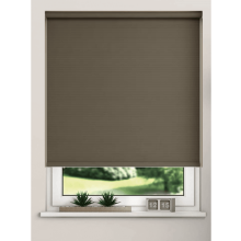 (115cm) Chocolate 100% Thermal Blackout Roller Blind For Windows