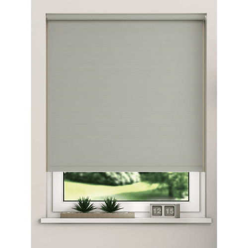 (70cm) Light Grey 100% Thermal Blackout Roller Blind For Windows