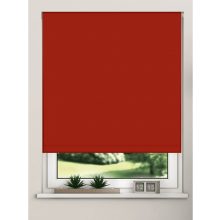 (90cm) Red 100% Thermal Blackout Roller Blind For Windows